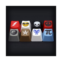 Vente en gros OEM ESC Cherry Keycaps, touches de clavier personnalisées en PBT 1U R4, touches métalliques mécaniques à motifs, claviers d'ordinateur personnalisés