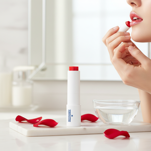 Glutanex <b>Lip</b> Glow Balm Scarlet antioxidant collagen boost radiance glossy collagen boost smooth repair concentrated lightweight - Product Image 3