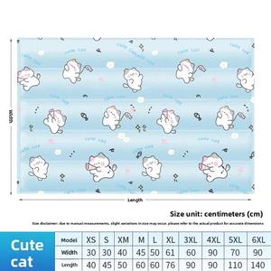 Tapis rafraîchissant pour animaux de compagnie en PVC, motif dessin animé mignon, pour l'été, coussin en <span class=keywords><strong>gel</strong></span> rafraîchissant pour chat et chien, résistant aux griffures et aux morsures, grand tapis rafraîchissant - Product Image 2