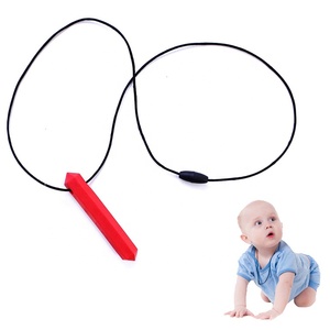 צבעי הקשת סיליקון באיכות גבוהה שרשרת ללעוס סיליקון צעצוע רך לתינוקות ולילדים - Product Image 6