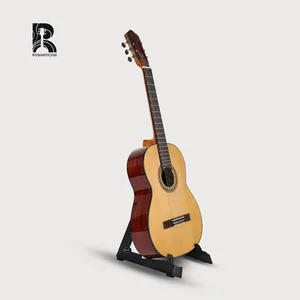ZY-STC01 Rm彩虹高档乐器实心云杉顶级吉他套件批发商定制专业乐器