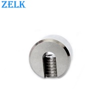 Accastillage de gréement Marque ZELK Acier inoxydable Poli miroir Collier de serrage pour câble Modèle ZK01-0703 Emballage carton