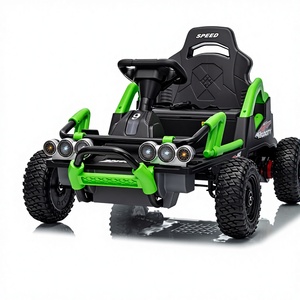 Go Kart Eléctrico para Niños, Batería de 12 V con Control Remoto, Diseño de Plástico, 4 <span class=keywords><strong>Ruedas</strong></span>, Coche de Juguete para Niños - Product Image 3