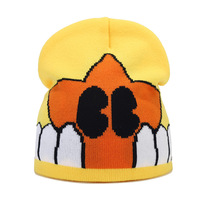 Bonnets en tricot unisexes personnalisés avec logo, sport d'hiver, acrylique jacquard, image de lettre réversible, haute qualité