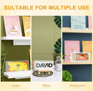 กล่องใส่ตั๋วสองด้านสำหรับใช้ในบ้านจอแสดงผลอะคริลิคใส - Product Image 2