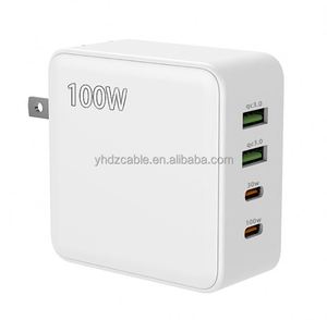 100W PD <b>USB</b> <b>C</b> Charger 4-Port Wall Charger with 2 <b>USB</b>-<b>C</b> and 2 <b>USB</b>-A Fast Charging Block for MacBook Pro Pad Pro - Product Image 5