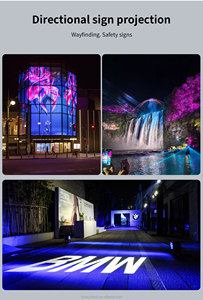 Projecteur Gobo haute puissance 1000W, éclairage publicitaire pour logo, panneau LED, lampe de projection murale, extérieur, ultra HD et lumineux, YHX IP67, étanche - Product Image 6
