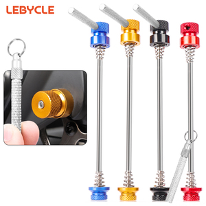 LEBYCLE <span class=keywords><strong>Axe</strong></span> de Sécurité <span class=keywords><strong>Antivol</strong></span> à Libération Rapide pour Vélo – <span class=keywords><strong>Axe</strong></span> de <span class=keywords><strong>Roue</strong></span> Avant/Arrière - Product Image 1