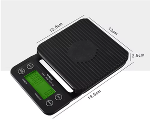 Balance à café électronique compacte personnalisée en gros Balance de cuisine Smart Felicita avec minuscule minuterie 3kg/5kg/0.1g - Product Image 1