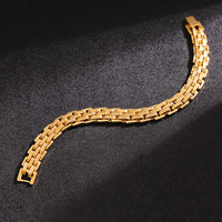 Bracelet en Acier Titane pour Hommes, Vente en Gros, Acier Inoxydable, Hip Hop, Streetwear, Tendance, Minimaliste, Bijoux et Accessoires de Mode