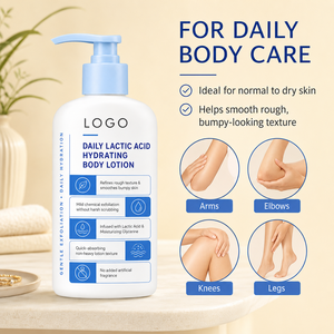 Lotion corporelle hydratante à l'acide lactique, marque privée, pour peaux rugueuses, lisse et éclaircit, soin hydratant quotidien non gras, convient à tous les types de peau - Product Image 5
