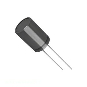 ตัวเก็บประจุแบบ Through Hole 100 ยูเอฟ 50YXJ100M8X11.5 CAP ALUM 100UF 20% 50V RADIAL TH - Product Image 1