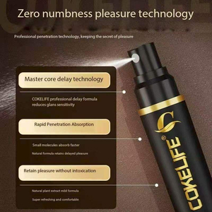 Spray retardante a base de agua para hombres, 12 ml, sin aditivos, en frasco pulverizador, personalizado OEM, spray retardante CokeLife - Product Image 3