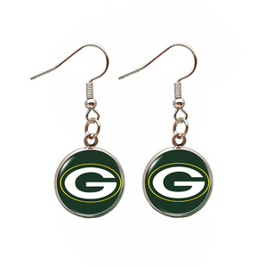 Pendientes con Logotipo de Equipos de Fútbol Americano de la NFL al por Mayor, Pendientes con Logotipo de los Equipos de la NFL de Kansas City - Product Image 4