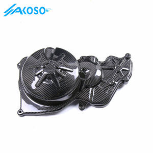 AKOSO 100% 3K carenatura moto in pura fibra di carbonio e accessori motore <span class=keywords><strong>Aprilia</strong></span> RSV4 2021 + include coprimoglione - Product Image 4