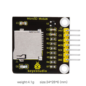 Keyestudio SPI Communication <strong>Micro</strong> TF Card Write-Read Module - Product Image 2
