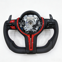 Volant en cuir pour BMW Série 3 E90 E46 F30 F10 F20, accessoires intérieurs en fibre de carbone, volant de course personnalisé