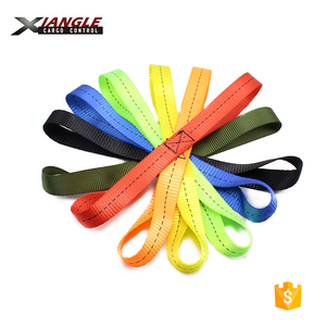 Correa de amarre reutilizable para motocicleta, lazo suave de carga de poliéster de 1 pulgadas, 2200 libras, fabricante - Product Image 4