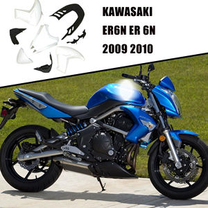 Personalización a Medida - Carenado de Inyección <span class=keywords><strong>ABS</strong></span> Blanco sin Pintar para Kawasaki <span class=keywords><strong>ER6N</strong></span> ER 6N 2009 2010 - Product Image 3