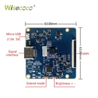 Layar LCD TFT 1080p 5 Inci dengan Papan Pengontrol, Modul LCD, Panel Layar, Layar LCD Bundar Kustom