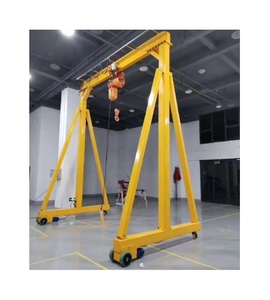 Fabricación de grúas 5ton-20ton Altura de elevación Grúa de pórtico hidráulica ajustable Grúa eléctrica móvil - Product Image 1