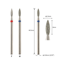 Accessoires de manucure professionnels, lime électrique, embouts de perçage pour ongles en acier inoxydable et diamant