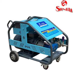 Nouvelle nettoyeuse haute pression électrique industrielle à eau froide <span class=keywords><strong>de</strong></span> 22 kW 500 bars avec débit <span class=keywords><strong>de</strong></span> 5,81 gpm pour l'élimination <span class=keywords><strong>de</strong></span> la rouille et le détartrage - Product Image 1