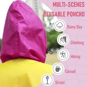 Imperméable/parapluie pour la randonnée et l'alpinisme en plein air, taille extra-large, portable, avec fermeture éclair étanche - Product Image 5