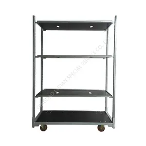 Manufacturing Flower Pot Display Transportation Flower Trolley Cart Danish Flower Trolley