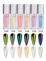YT Liquide Chrome Nail Métallique Liquide Chrome Pour Ongles Chrome Nail Powder