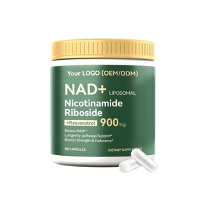 LIFEWORTH OEM Liposomal nikotinamide Riboside 900mg NAD + suplemen Quercetin Resveratrol manajemen energi untuk pria wanita dewasa - Product Image 1