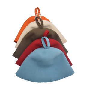 Chapeau de sauna en feutre de laine naturelle ECO Premium, design une pièce, couleur personnalisée, pour hommes et femmes - Product Image 2