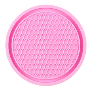 Xuyên biên giới nạm kim cương Coaster nước Silicone chống trượt Pad cup mềm keo cách nhiệt Pad Rhinestone sáng tạo