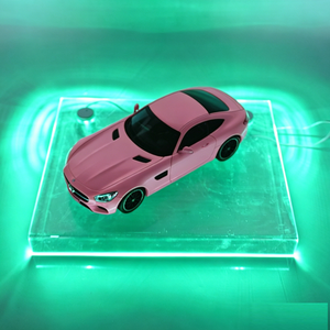 Base de exhibición acrílica iluminada por LED al por mayor para colección de coches a escala - Product Image 3