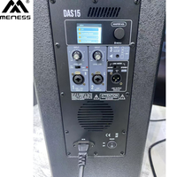 Haut-parleur actif de 15 pouces, puissance de sortie de 400 W, classe D, avec affichage pour audio professionnel, 2 voies, 8 ohms, 128 dB SPL max.