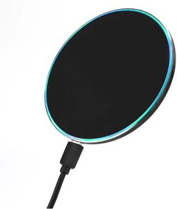 ที่ชาร์จไร้สาย2.0ชาร์จเร็วแผ่นชาร์จอเนกประสงค์แบบพกพาบางสำหรับ iPhone สำหรับ Huawei - Product Image 1