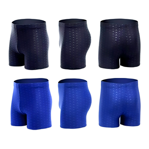 Shorts de Baño para Hombre con Efecto Piel de Tiburón, Elásticos en 4 Direcciones, Impermeables, Duraderos, de Secado Rápido, Resistentes al Cloro, para <span class=keywords><strong>Piscina</strong></span> y Playa - Product Image 6