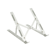 Support d'Ordinateur Portable Réglable sur 7 Niveaux, Rehausseur en Acier Carbone Compatible avec les Ordinateurs Portables de 9" à 17.3"