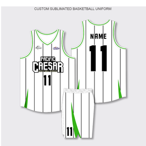 Seragam Basket Sublimasi Custom Printing Nama Tim Desain Fashion Seragam Basket Custom Grosir - Product Image 4