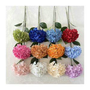 Hortensia Individual para Decoración de Bodas, Arreglos Florales para Salón, Accesorios de Fotografía, Simulación <span class=keywords><strong>China</strong></span> - Product Image 5