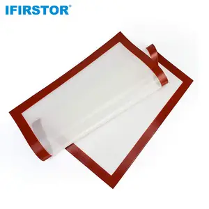 Factory Product Professional Grade Reusable Waterproof Heat Resistant Non-stick Silicone Coated Fiberglass Baking Mat