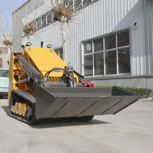 Mini Skid Steer Loader produttore caricatore scorrevole piccolo Skid Steer Loader con attacco