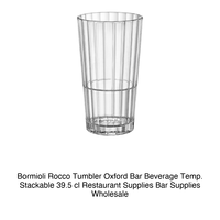 Verre à boisson Oxford Bar 39,5 cl H 14,3 cm Ø 8,2 cm Temp. Impressionnant. Bormioli Rocco