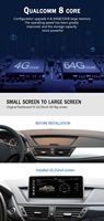 MCX Snapdragon ID7 10.25 Android 10 8 cœurs 1920X720 GPS Autoradio Écran multimédia CCC CIC Android pour BMW X5 X6 E70 E71