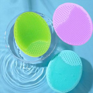 Brosse à shampooing en silicone pour bébé : Brosse de bain pour nouveau-né et brosse anti-croûtes de lait, brosse pour le visage des filles - Product Image 4