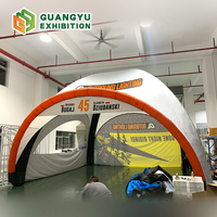 Tente gonflable publicitaire avec logo personnalisé, tente pop-up, gazebo, auvent, événement promotionnel, salon professionnel, tente gonflable