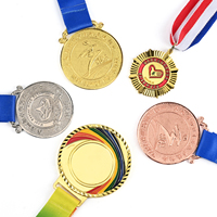 Medalla de Fútbol 3D Personalizada con Logotipo Impreso, Fabricación de Medallas de Oro, Medalla de Recuerdo para Deportes a Gran Escala