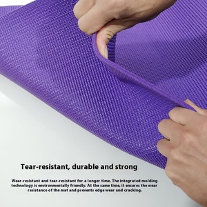 KENNY SPORTS-Alfombrilla de PVC gruesa <span class=keywords><strong>para</strong></span> mujer, esterilla de <span class=keywords><strong>yoga</strong></span> <span class=keywords><strong>para</strong></span> <span class=keywords><strong>principiantes</strong></span>, antideslizante, <span class=keywords><strong>para</strong></span> baile en casa, fitness, logotipo personalizado, 3mm - Product Image 4