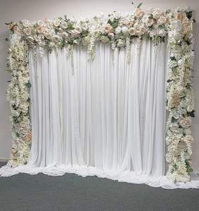 Innovative Heavy-Duty 12' X 12' Telescopic Pipe And Drape <strong>Backdrop</strong> Set For <strong>Wedding</strong> And Events Adjustable Stand - Product Image 2