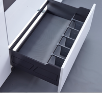 Tiroir coulissant pour rangement, accessoires d'armoire de cuisine, étagère à vaisselle extractible, unité compacte en stratifié